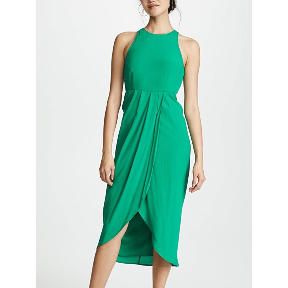 Yumi Kim So Social Green Midi Dress